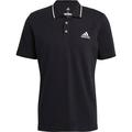 adidas Herren AEROREADY Essentials Piqué Small Logo Poloshirt, Größe M in Schwarz