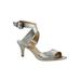 Wide Width Women's Soncino Sandals by J. Renee® in Taupe Metallic (Size 9 1/2 W)