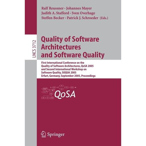 Quality of Software Architectures and Software Quality, Kartoniert (TB)