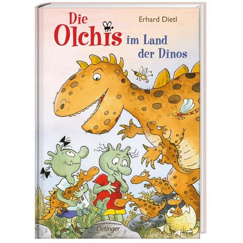 Die Olchis Im Land Der Dinos / Die Olchis Erstleser Bd.1 - Erhard Dietl, Gebunden