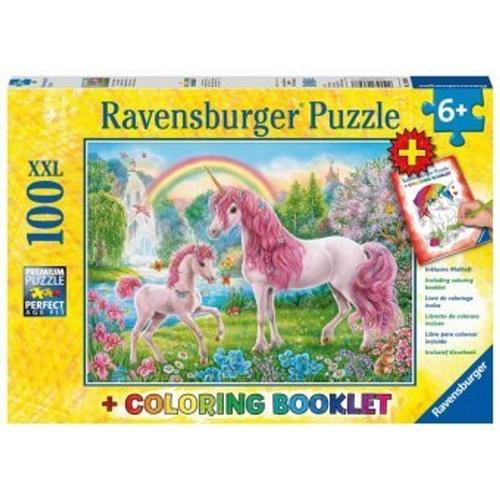Ravensburger Kinderpuzzle - 13698 Magische Einhörner - Einhorn-Puzzle für Kinder ab 6 Jahren, mit 100 Teilen im XXL-Form