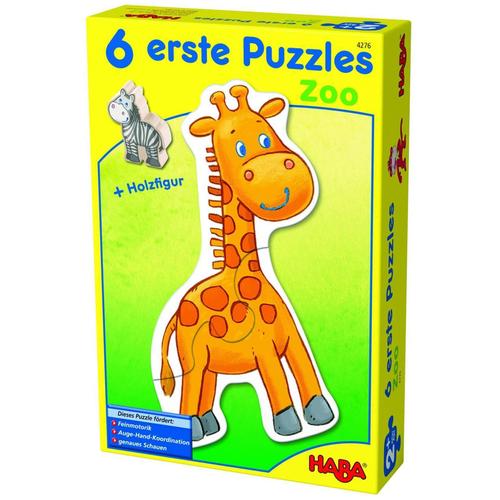 Puzzle 6 Erste Puzzles Zoo In Bunt