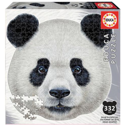 Shape Puzzle Panda Face (Puzzle)
