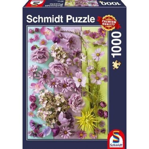 Violette Blüten (Puzzle)
