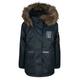 name it - Winter-Parka Nmmmalik Mit Kunstfellbesatz In Dunkelblau, Gr.92