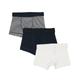 Jacky - Boxershorts Jacky Basic 3Er-Pack Gestreift In Marine/Weiß, Gr.98/104