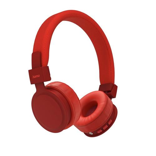 "Hama Bluetooth®-Kopfhörer ""Freedom Lit"", On-Ear, Faltbar, Mit Mikrofon, Rot"