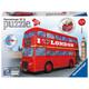 Ravensburger 3D Puzzle London Bus 12534 - 216 Teile - Das Berühmte Fahrzeug Londons Als 3D Puzzle Für Erwachsene Und Kinder Ab 8 Jahren