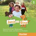 Jana Und Dino 1, M. 1 Audio-Cd, M. 1 Dvd.Bd.1,2 Audio-Cds Und 1 Dvd Zum Kursbuch - Manuela Georgiakaki, Michael Priesteroth (Hörbuch)