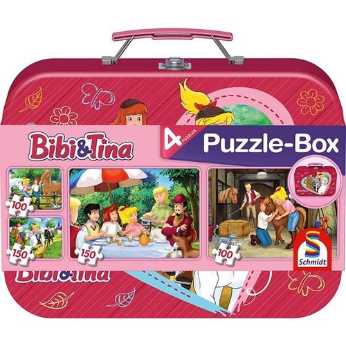 Schmidt Puzzle 100 - Bibi & Tina, Puzzle-Box (Kinderpuzzle)