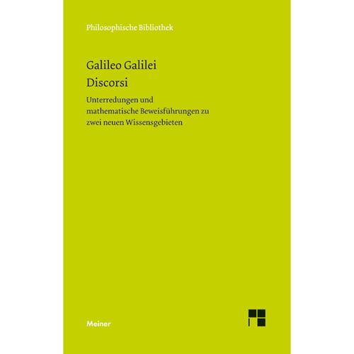 Discorsi - Galileo Galilei, Leinen