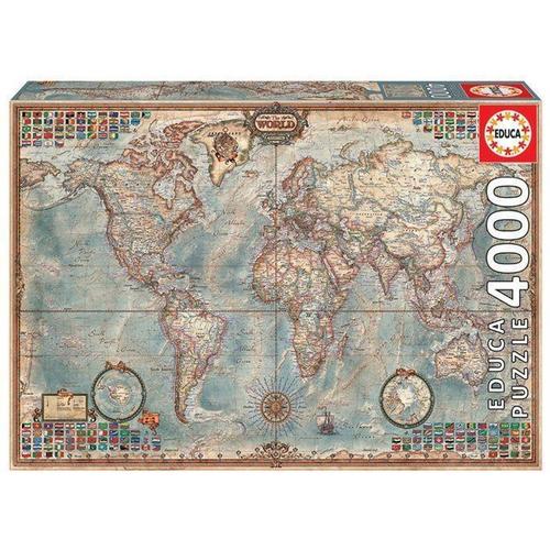 Antike Weltkarte 4000 Teile Puzzle