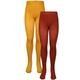 ewers - Strumpfhose Kids Rippe 2Er-Pack In Honig/Kupfer, Gr.92/98