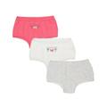 Jacky - Panty Cute Horse 3Er-Pack In Pink/Weiß/Grau, Gr.122/128