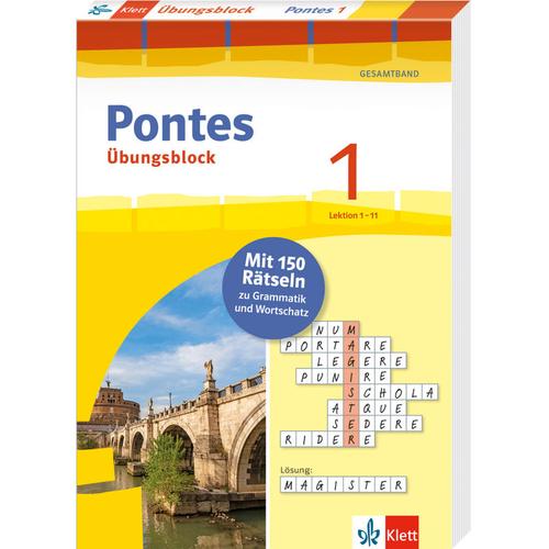 Pontes Übungsblock / Pontes 1 Gesamtband (Ab 2020) - Übungsblock Zum Schulbuch 1. Lernjahr, Kartoniert (TB)