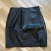 Zara Skirts | Faux Leather Mini Skirt | Color: Black | Size: S