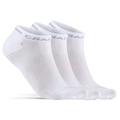 Craft - Core Dry Shafless Sock 3-Pack - Radsocken 40-42 | EU 40-42 weiß/grau