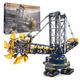 Mould King 17006 Large Bucket Wheel Excavator Building Kits, Remote APP Controlled Diggers Construction Set, Technic Mining Excavator Construction Vehicle Building Blocks for Adults (4588 Pieces)