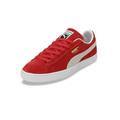 PUMA Mens Leather Classic XXI Trainers - High Risk Red-White - 11