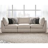 Brown Sectional - Signature Design by Ashley Kellway 117" Wide Symmetrical Seating Component Polyester | 39 H x 117 W x 39 D in | Wayfair 98707S6