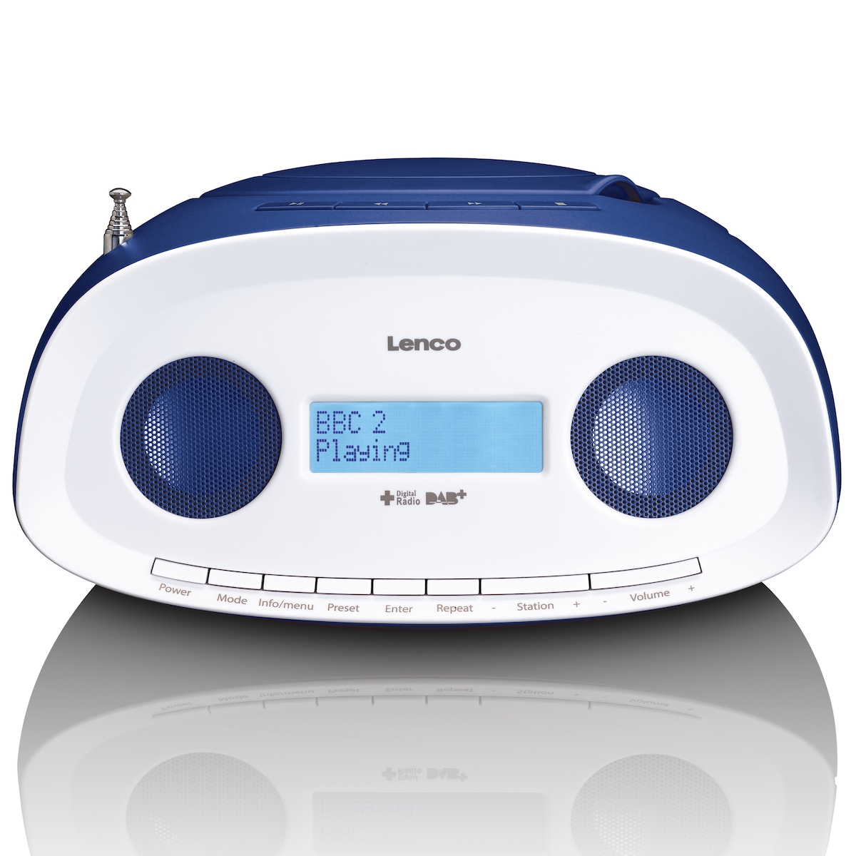 Lenco SCD-69BU - DAB Radio - Boombox - CD Player - MP3 - USB - Blau Image