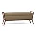 Fairfield Chair Libby Langdon Solid Wood Bench Wood in Brown | 21.25 H x 51.75 W x 15.5 D in | Wayfair 6600-10_3160 63_Walnut