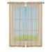 Latitude Run® Claydon Solid Color Semi-Sheer Rod Pocket Curtain Panels Polyester in Brown | 63 H in | Wayfair FB7531CFB745475EAA6B76356A6264A6