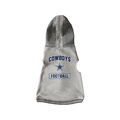 Littlearth NFL Dog & Cat Hooded Crewneck Sweater, Dallas Cowboys, X-Large