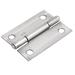 Cabinet Wardrobe Door Stainless Steel Hinge Silver Tone 2-inch Length - Silver Tone