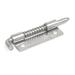 92mmx24mm 304 Stainless Steel Left Hand Spring Loaded Bolt Latch - Silver Tone