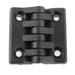 40 x 40mm Single Axle Plastic Door Hinges 2 Pcs - Black