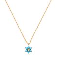 Kate Spade Jewelry | Kate Spade Gold Myosotis Flower Turquoise Pendant Necklace | Color: Blue/Gold | Size: Os