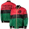 "Men's Starter Red/Black/Green Toronto Raptors Black History Month NBA 75th Anniversary Full-Zip Jacket"