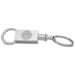 Silver Pennsylvania Quakers Two-Section Key Ring