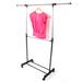 Single-bar Horizontal-stretching Stand Clothes Rack Garment Racks