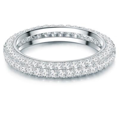 Trilani - Ring Sterling Silber Zirkonia in Silber Ringe 1 ct Damen Image