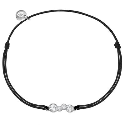 Glanzstücke München Armband Sterling Silber Zirkonia in 15,0 - 22,0 cm, flexibel einstellbar Damen Image