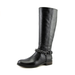 Coach Shoes | New Coach Mabel Calf Black Leather Boots Shoes Chain Accent 8 Gorgeous Nib | Color: Black | Size: 8