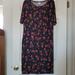 Lularoe Dresses | Lularoe Julia Dress | Color: Black/Pink | Size: Xl