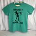 Disney Tops | Disney Peter Pan Tinkerbell I'm So Fly I Never Land T Shirt Green Medium Parks | Color: Green | Size: M