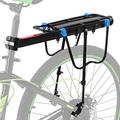Lixada Bicycle Rear Rack Retractable Aluminum Alloy Bike Luggage Rack Bicycle Pannier Luggage Cargo Carrier Rack
