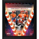 Cincinnati Bengals Framed 15" x 17" 2021 AFC Champions Collage