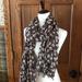 American Eagle Outfitters Accessories | American Eagle Women's Floral Print Scarf | Color: Brown/Cream | Size: Os