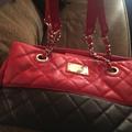 Nine West Bags | Black And Red Quilted Nine West Purse | Color: Black/Red | Size: Os