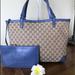 Gucci Bags | Gucci Tote-Bag | Color: Blue/Brown | Size: Os