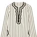 Tory Burch Tops | Filipa Slub Stripe Tunic From Tory Burch | Color: Black/White | Size: 6