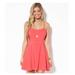 American Eagle Outfitters Dresses | American Eagle Outfitters - Coral Fit N Flare Sundress S | Color: Pink | Size: S