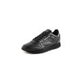 Reebok Unisex Classic Leather Sneakers, Core Black Core Black Pure Grey 5, 40.5 EU