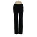 Talbots Dress Pants - Mid/Reg Rise: Black Bottoms - Women's Size 4 Petite