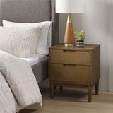 INK+IVY Mallory Nightstand in Brown - Olliix II136-0418